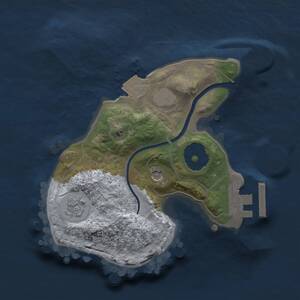 Thumbnail Rust Map: Procedural Map, Size: 1750, Seed: 2147483647, 4 Monuments