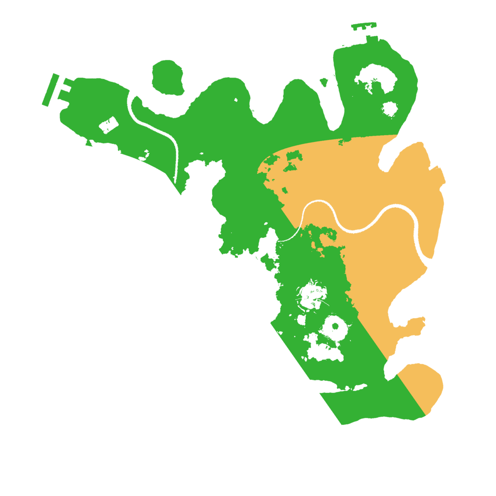Biome Rust Map: Procedural Map, Size: 3000, Seed: 885691