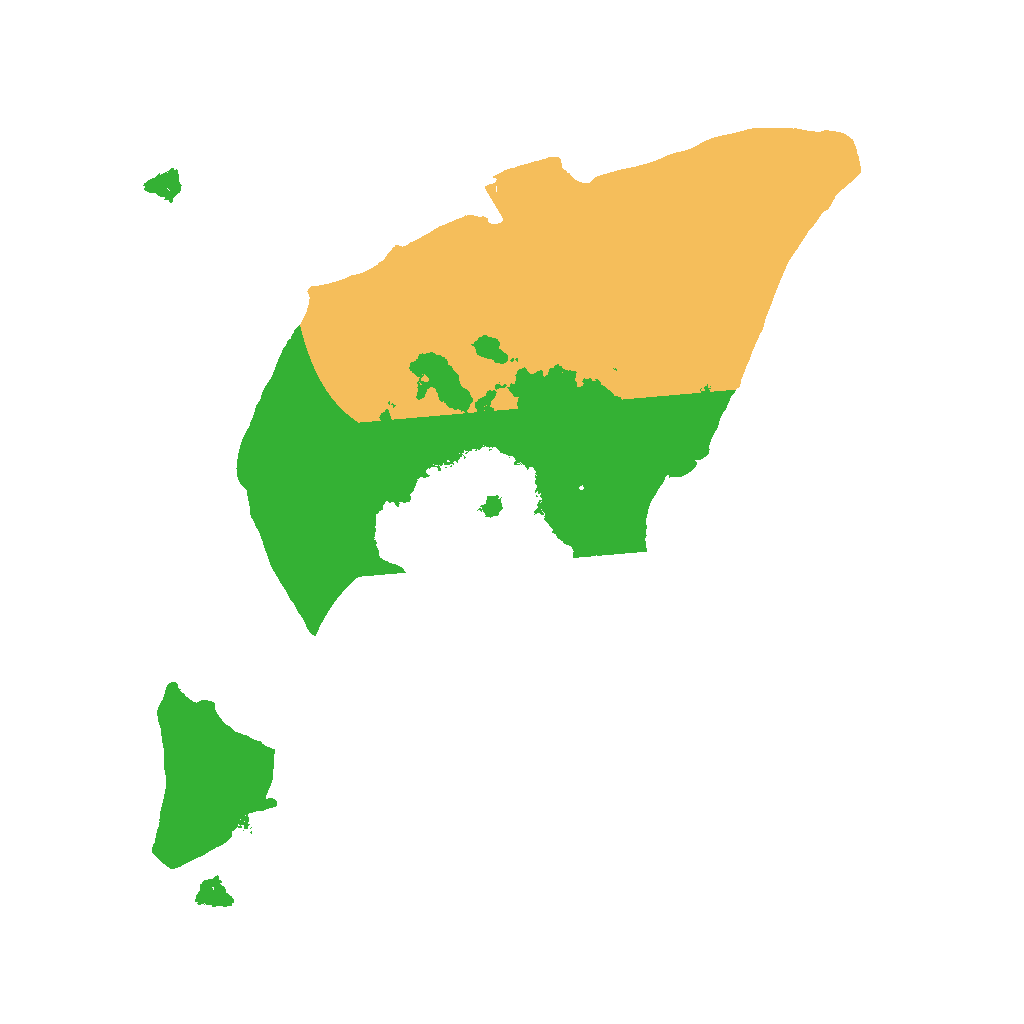 Biome Rust Map: Procedural Map, Size: 1500, Seed: 96984