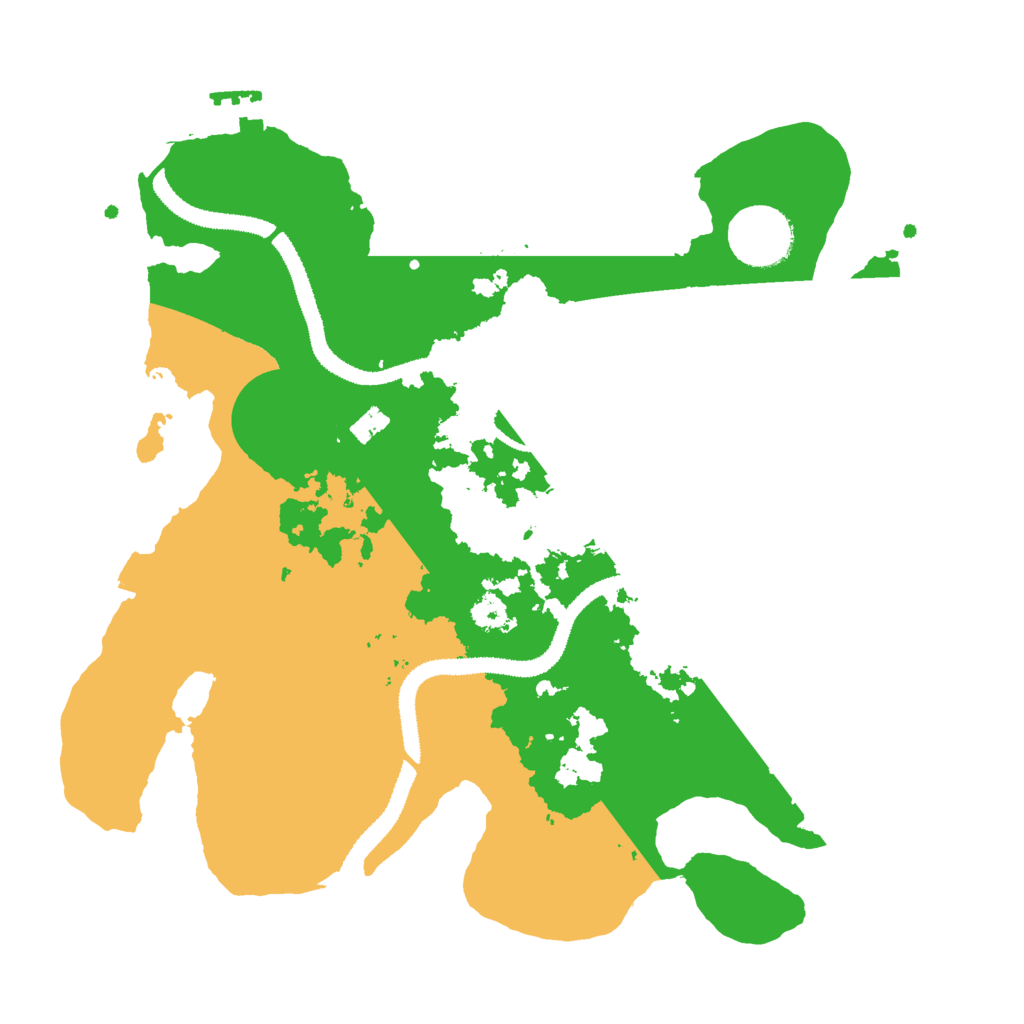 Biome Rust Map: Procedural Map, Size: 3000, Seed: 427792