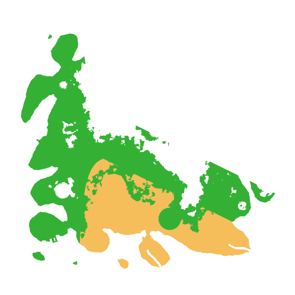 Biome Rust Map: Procedural Map, Size: 3500, Seed: 214087129