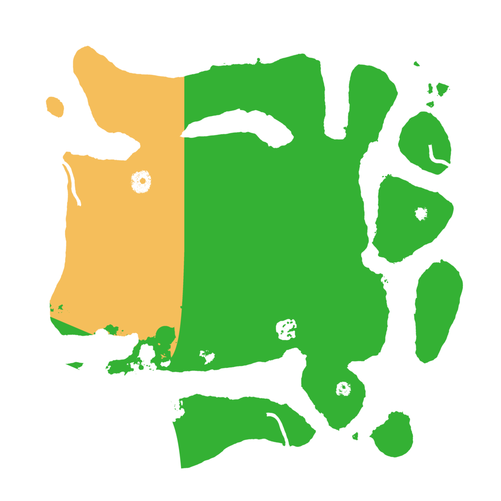 Biome Rust Map: Procedural Map, Size: 3500, Seed: 27821