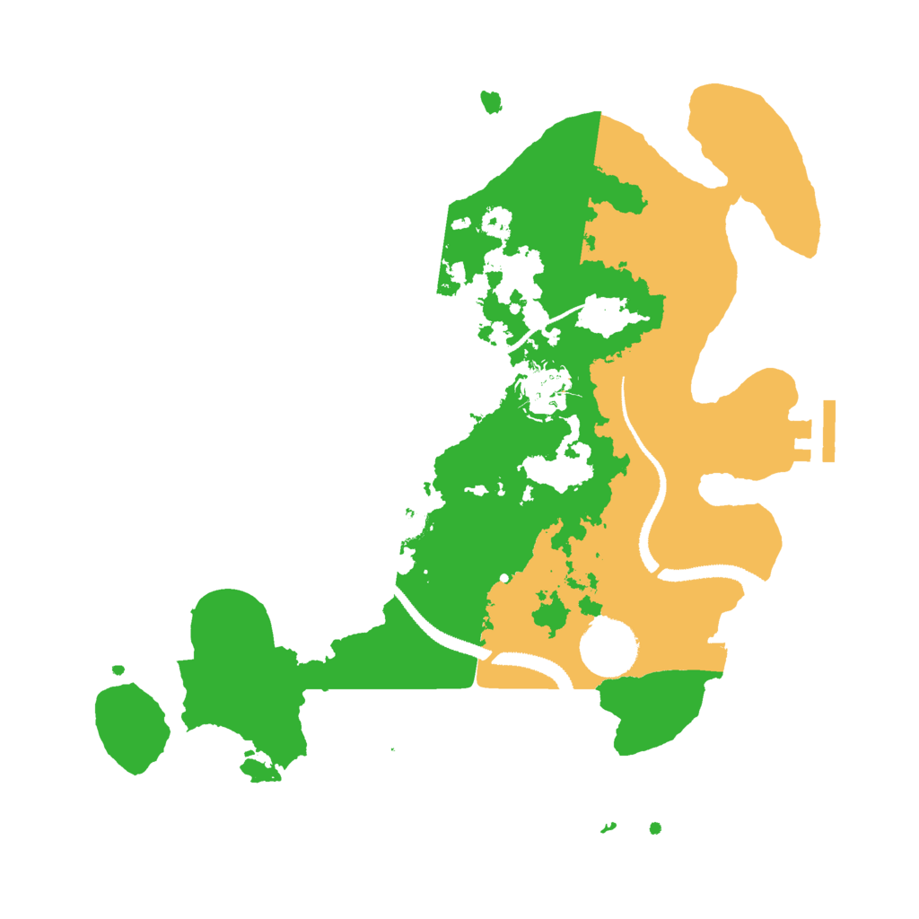 Biome Rust Map: Procedural Map, Size: 3000, Seed: 23820