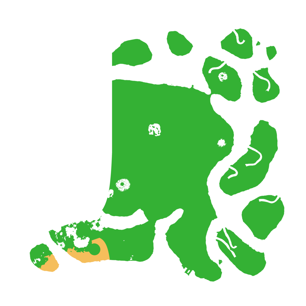 Biome Rust Map: Procedural Map, Size: 3500, Seed: 89710177