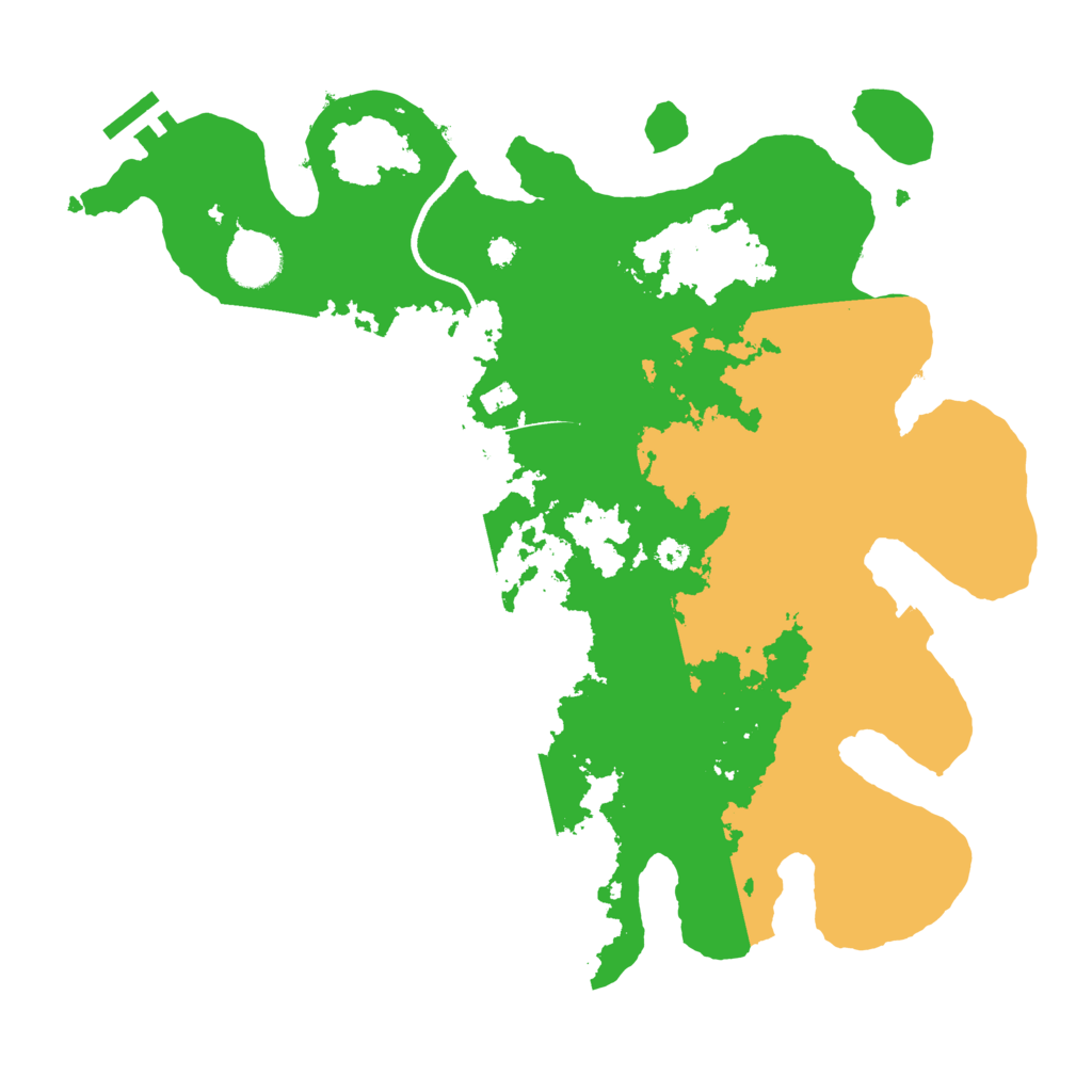 Biome Rust Map: Procedural Map, Size: 3500, Seed: 461502585