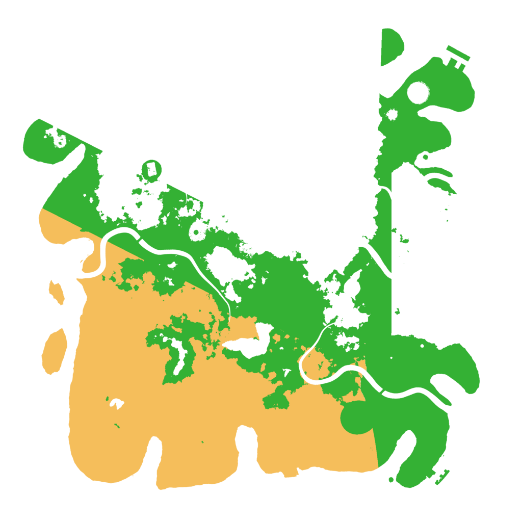 Biome Rust Map: Procedural Map, Size: 4200, Seed: 1814811982