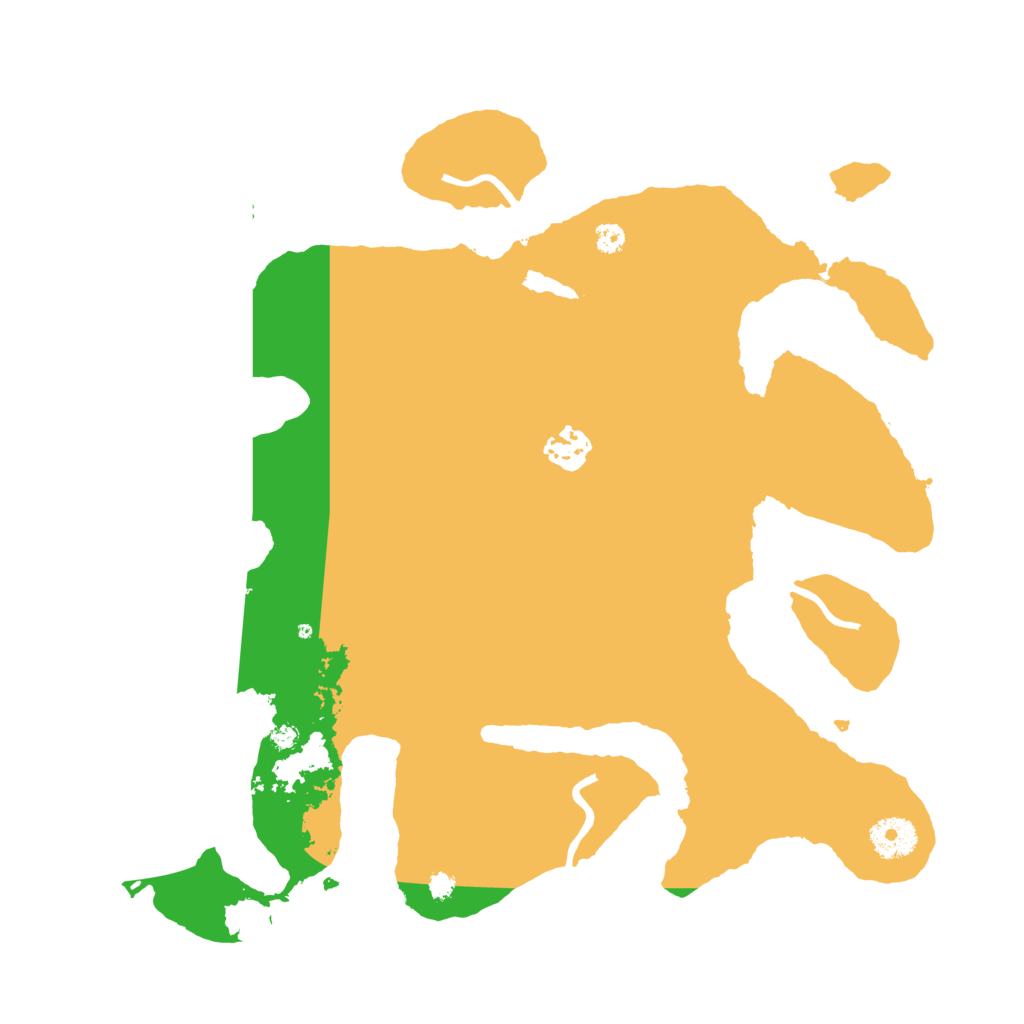 Biome Rust Map: Procedural Map, Size: 3501, Seed: 964