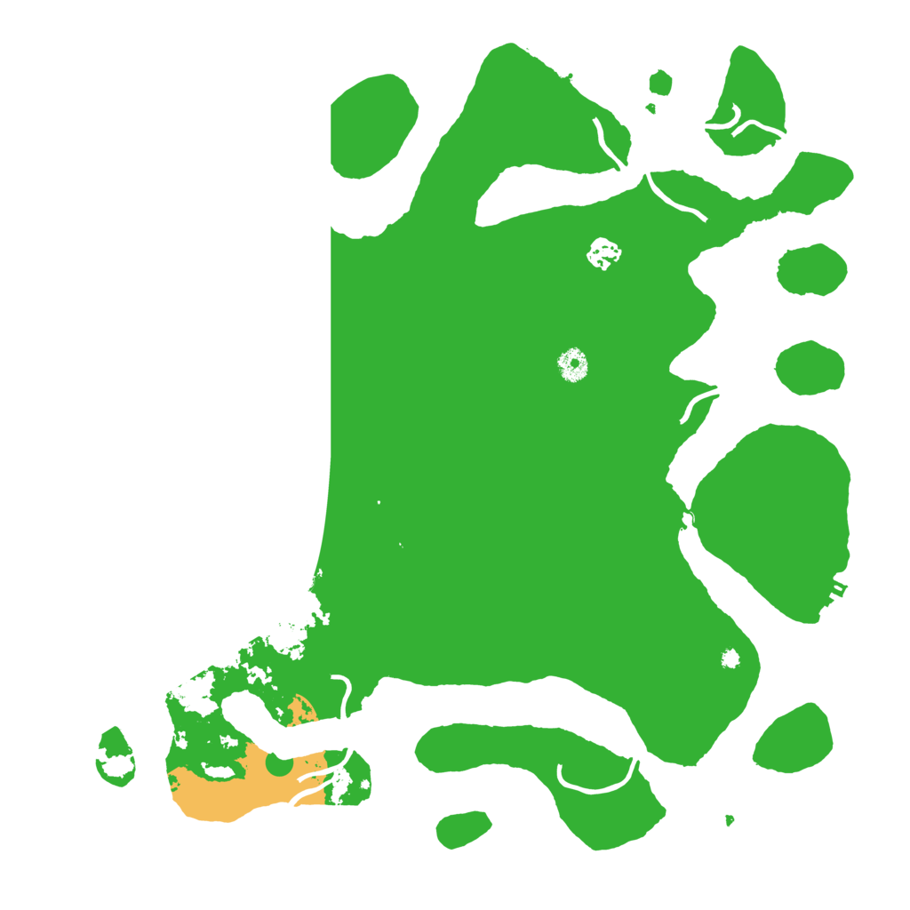 Biome Rust Map: Procedural Map, Size: 4300, Seed: 37838358