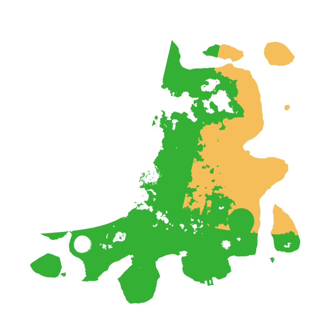 Biome Rust Map: Procedural Map, Size: 3300, Seed: 512780002