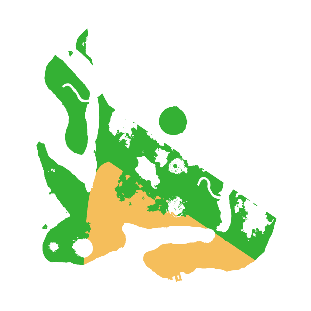 Biome Rust Map: Procedural Map, Size: 3000, Seed: 1168791163