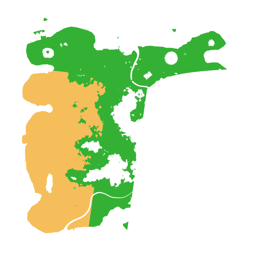 Biome Rust Map: Procedural Map, Size: 3500, Seed: 687296705