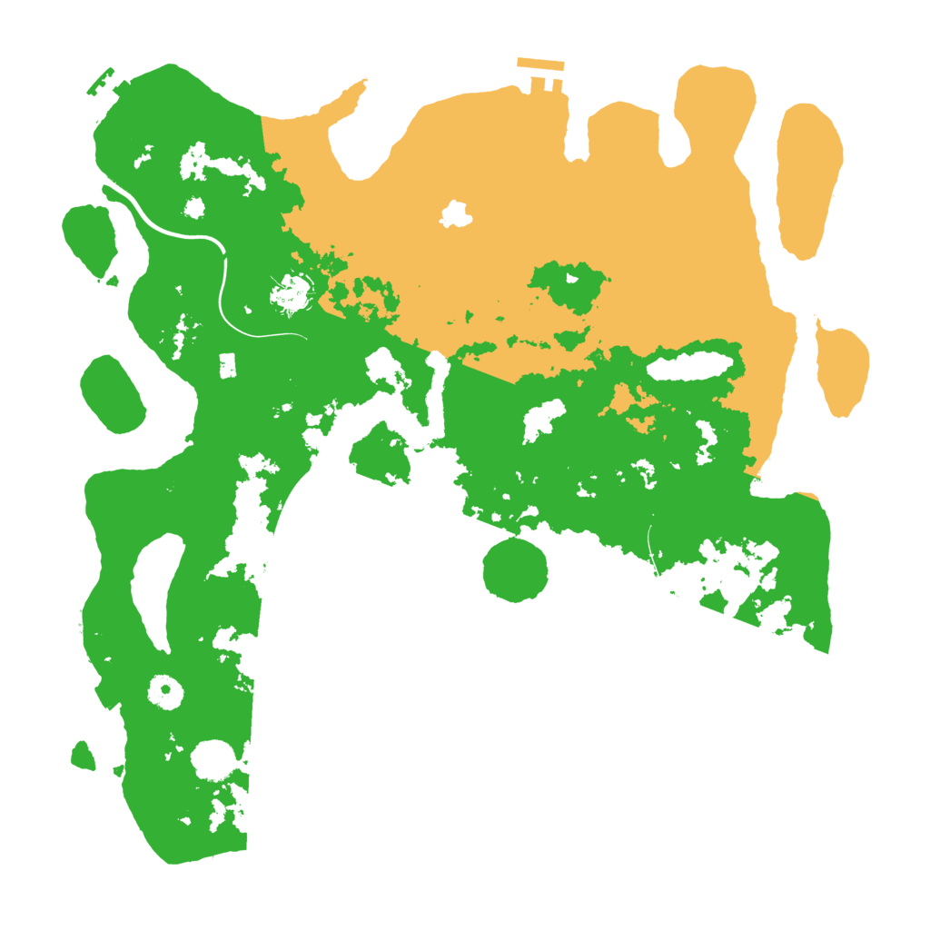 Biome Rust Map: Procedural Map, Size: 4000, Seed: 284753074