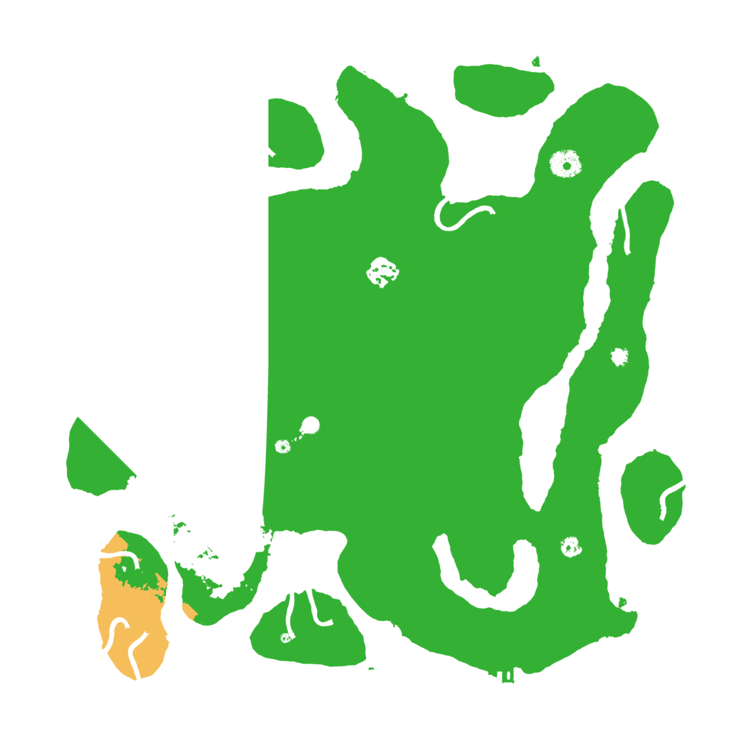 Biome Rust Map: Procedural Map, Size: 3700, Seed: 25204777