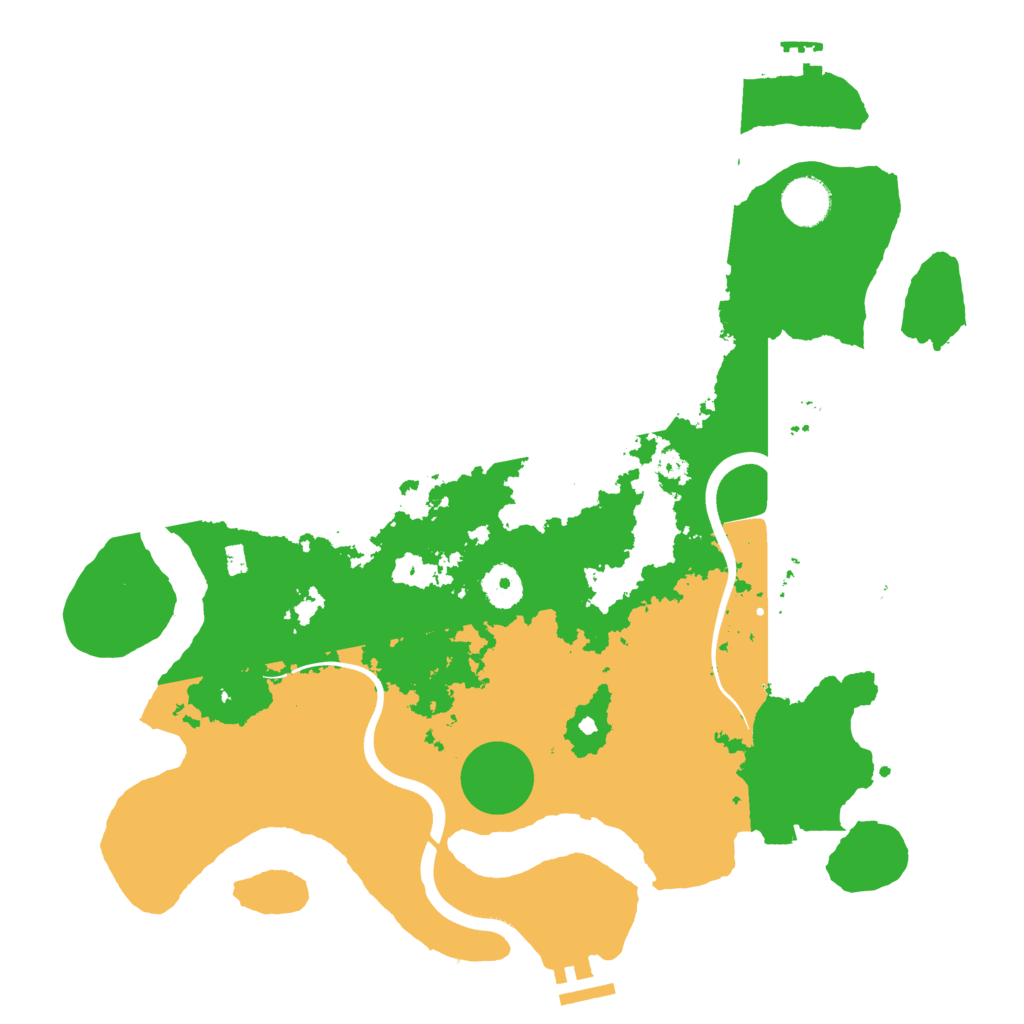 Biome Rust Map: Procedural Map, Size: 3700, Seed: 1709566548