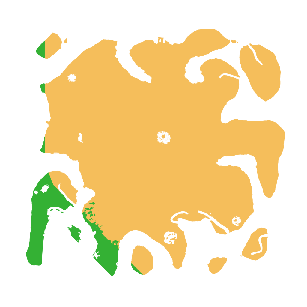 Biome Rust Map: Procedural Map, Size: 3500, Seed: 854591572