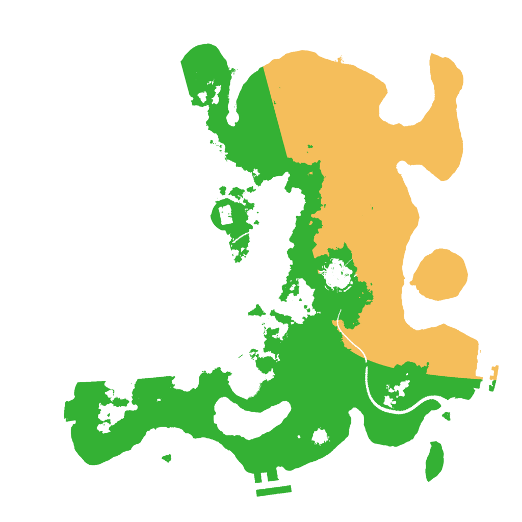 Biome Rust Map: Procedural Map, Size: 3000, Seed: 1661662228