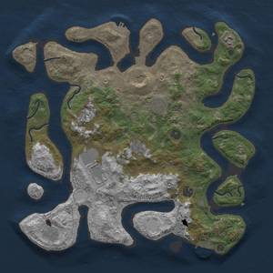 Thumbnail Rust Map: Procedural Map, Size: 4000, Seed: 956006811, 20 Monuments