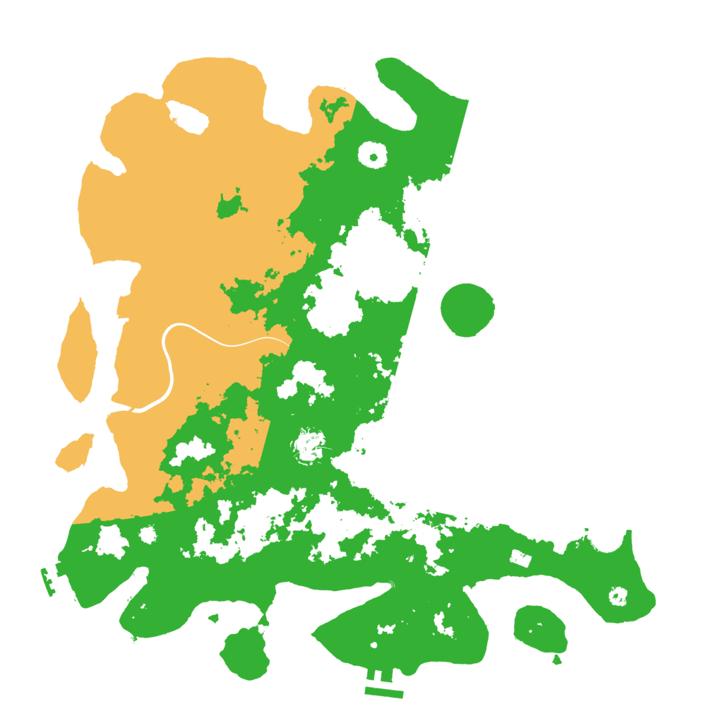 Biome Rust Map: Procedural Map, Size: 3800, Seed: 94029652