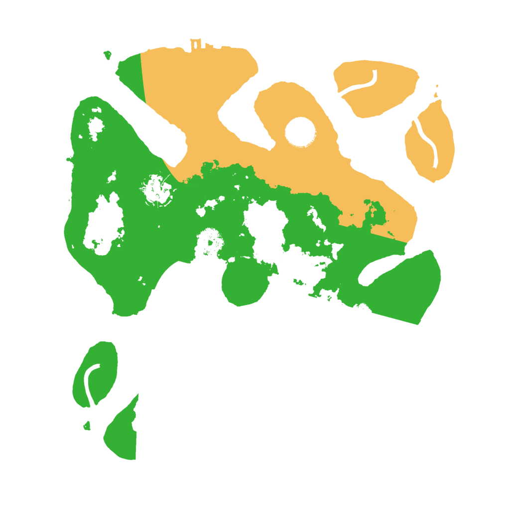 Biome Rust Map: Procedural Map, Size: 3000, Seed: 1284522358