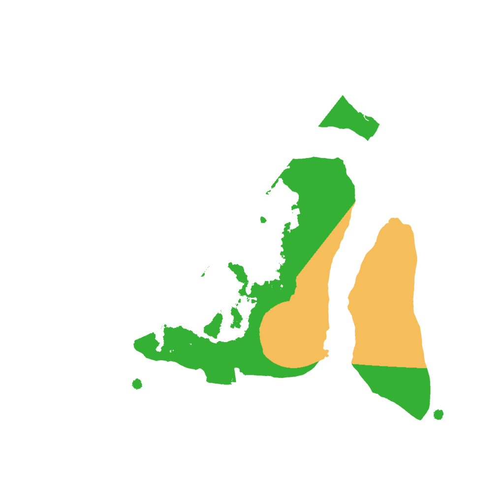 Biome Rust Map: Procedural Map, Size: 2000, Seed: 34231