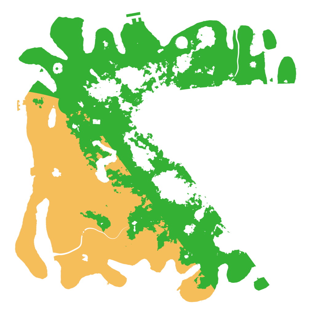 Biome Rust Map: Procedural Map, Size: 4500, Seed: 1840797036