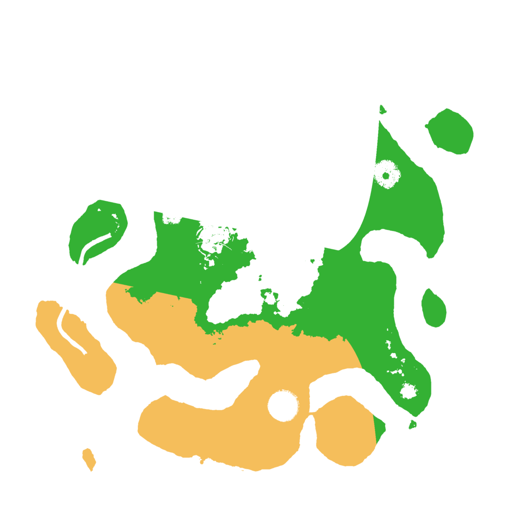 Biome Rust Map: Procedural Map, Size: 3000, Seed: 7132259