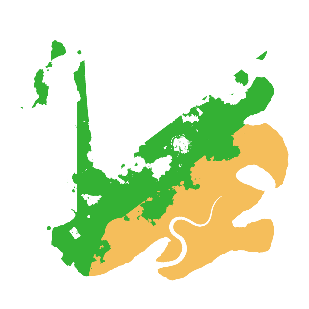 Biome Rust Map: Procedural Map, Size: 3000, Seed: 593402