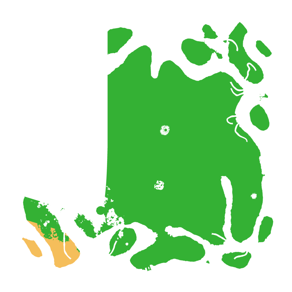 Biome Rust Map: Procedural Map, Size: 4500, Seed: 1951477805