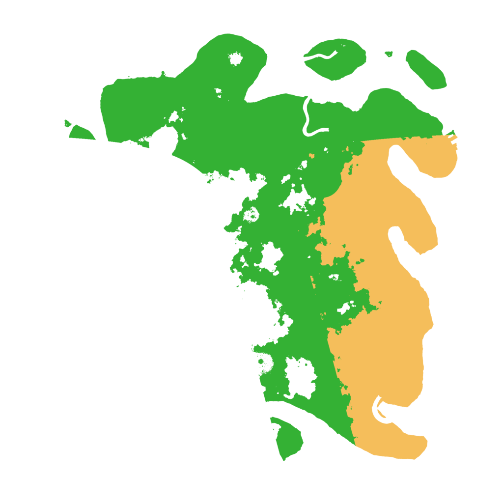 Biome Rust Map: Procedural Map, Size: 3500, Seed: 5348