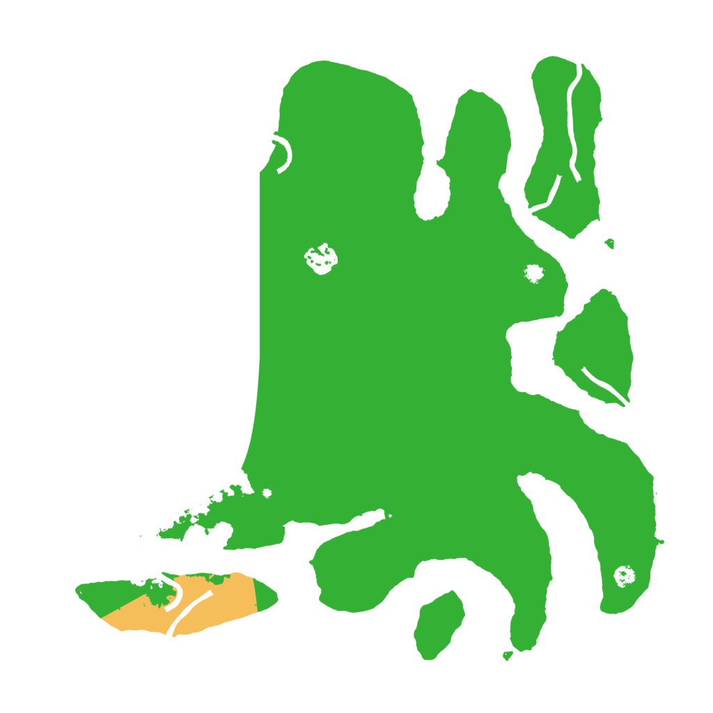 Biome Rust Map: Procedural Map, Size: 3500, Seed: 459921