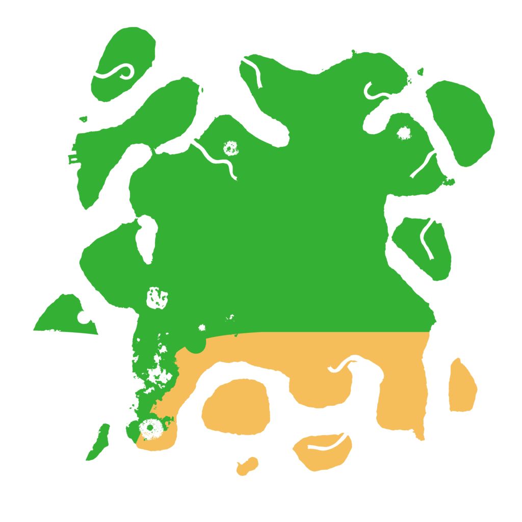 Biome Rust Map: Procedural Map, Size: 3500, Seed: 468132579