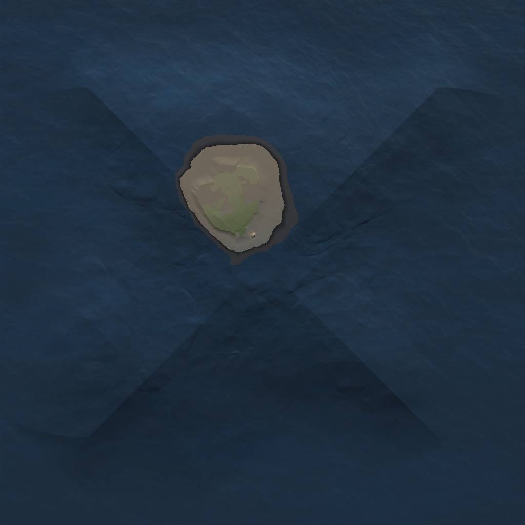 Rust Map: Procedural Map, Size: 1000, Seed: 1543, 4 Monuments