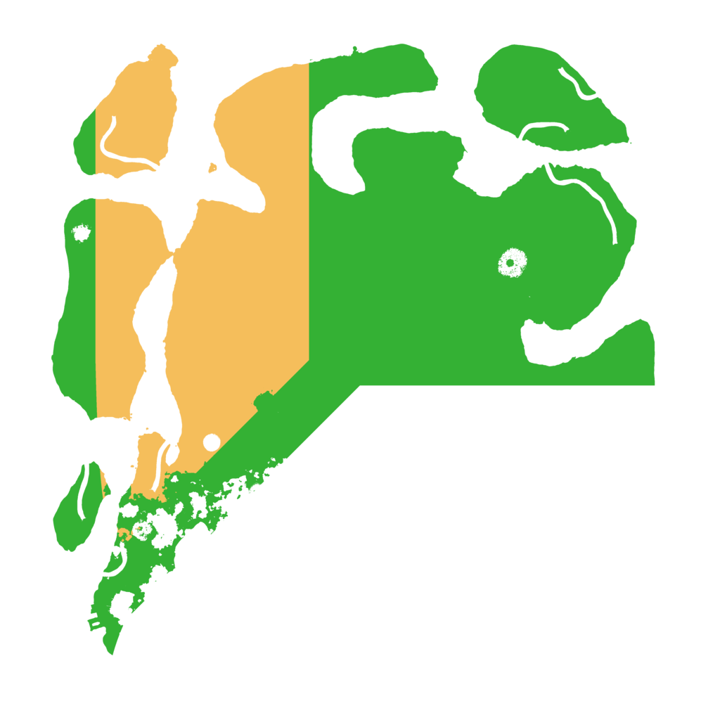 Biome Rust Map: Procedural Map, Size: 3800, Seed: 464326