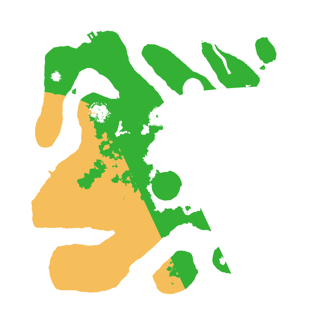 Biome Rust Map: Procedural Map, Size: 3000, Seed: 319488