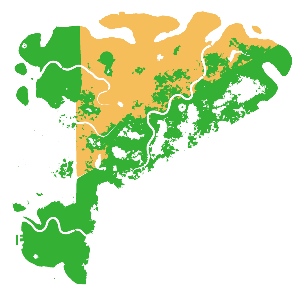 Biome Rust Map: Procedural Map, Size: 6000, Seed: 20027021