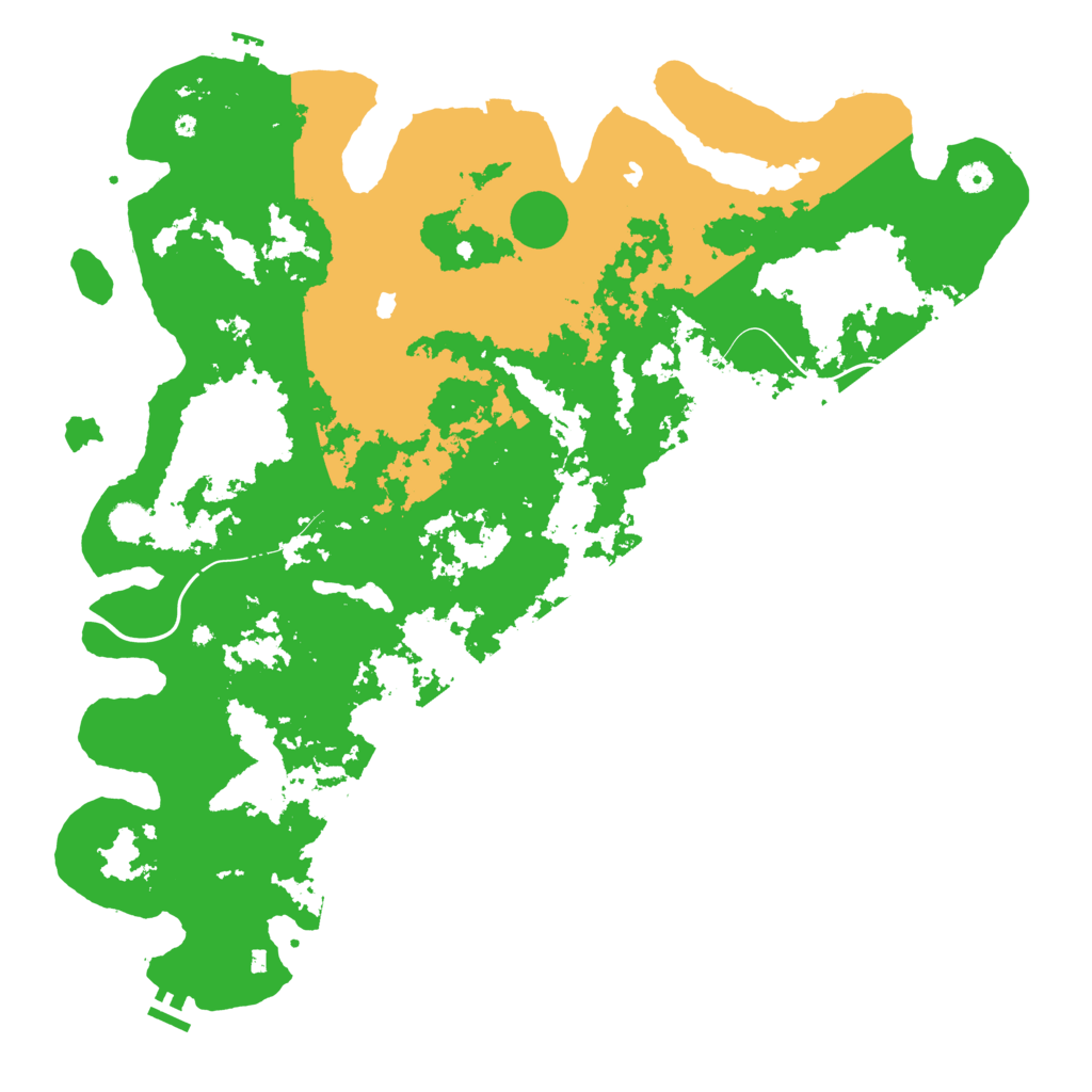 Biome Rust Map: Procedural Map, Size: 5000, Seed: 122572217