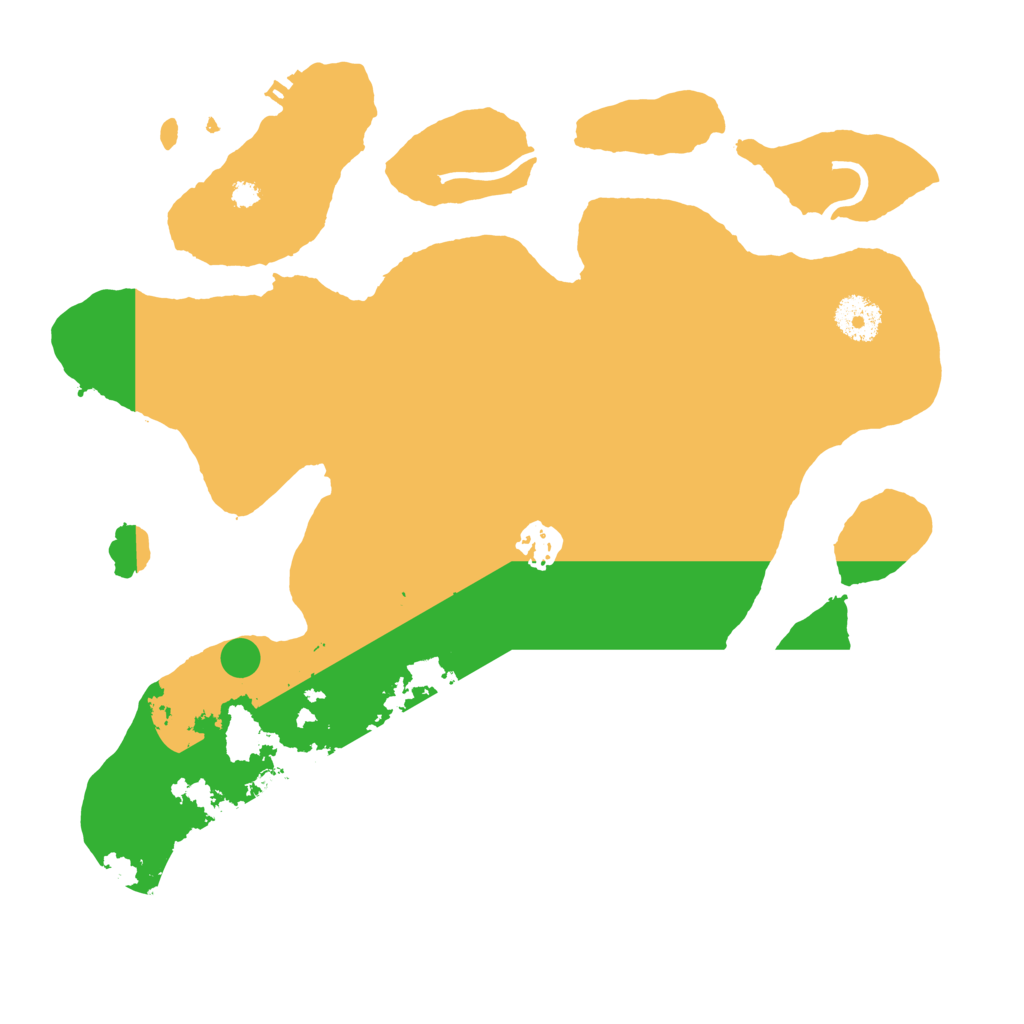 Biome Rust Map: Procedural Map, Size: 3400, Seed: 614503312