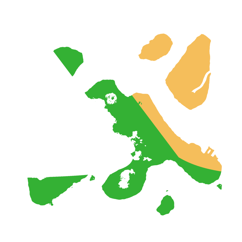 Biome Rust Map: Procedural Map, Size: 2200, Seed: 1746105368