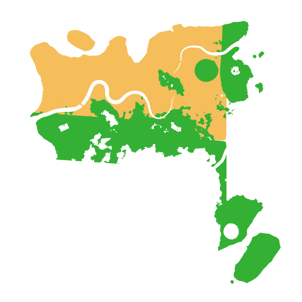 Biome Rust Map: Procedural Map, Size: 3500, Seed: 1412557270