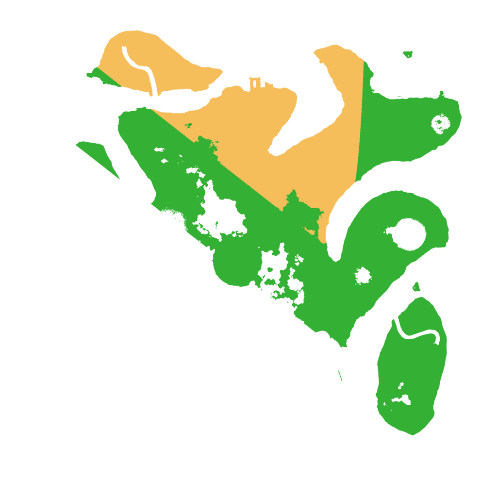 Biome Rust Map: Procedural Map, Size: 2800, Seed: 876451