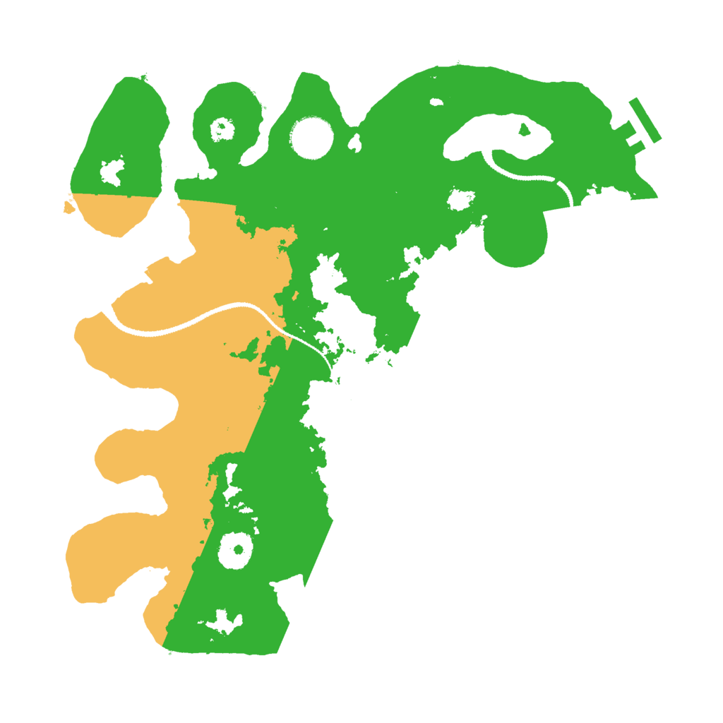 Biome Rust Map: Procedural Map, Size: 3000, Seed: 535440361