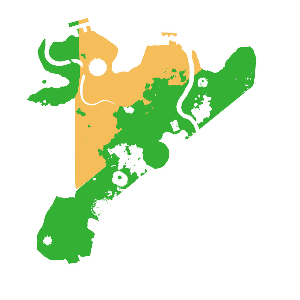 Biome Rust Map: Procedural Map, Size: 3000, Seed: 539122