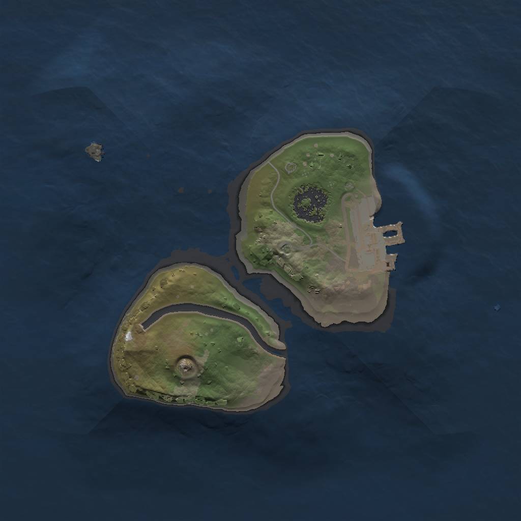 Rust Map: Procedural Map, Size: 1500, Seed: 200135095, 5 Monuments