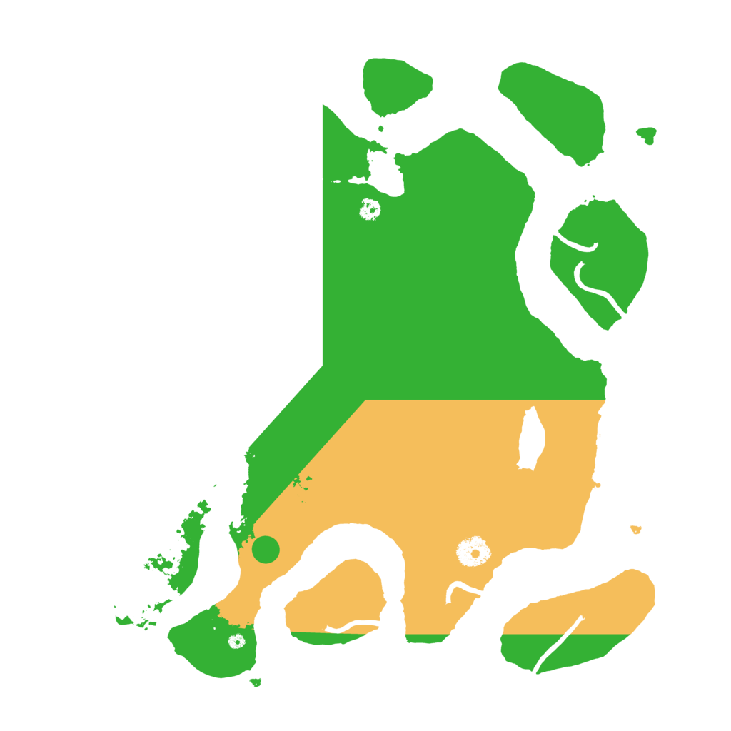 Biome Rust Map: Procedural Map, Size: 3500, Seed: 2119927350