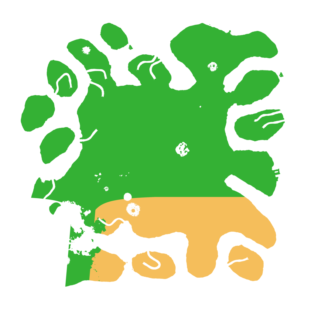 Biome Rust Map: Procedural Map, Size: 3500, Seed: 1470476147