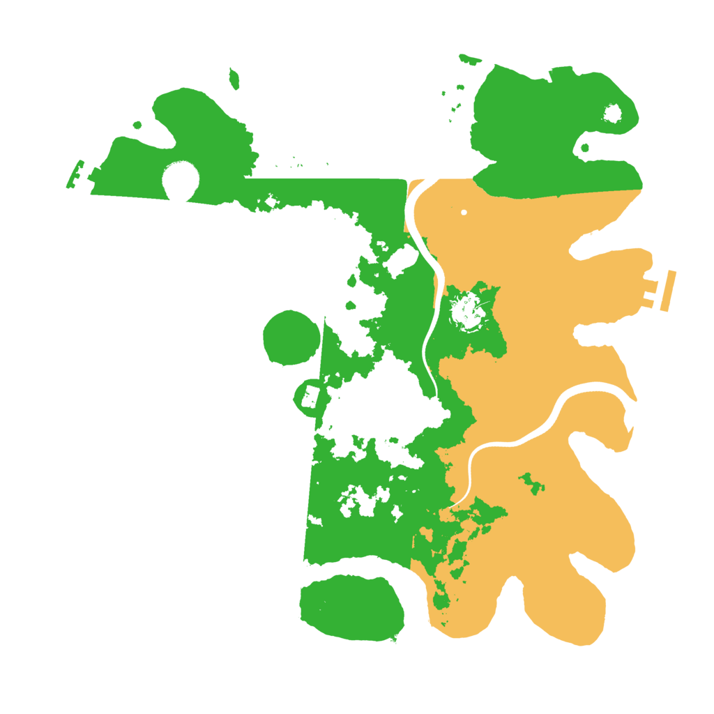 Biome Rust Map: Procedural Map, Size: 3500, Seed: 1470476147