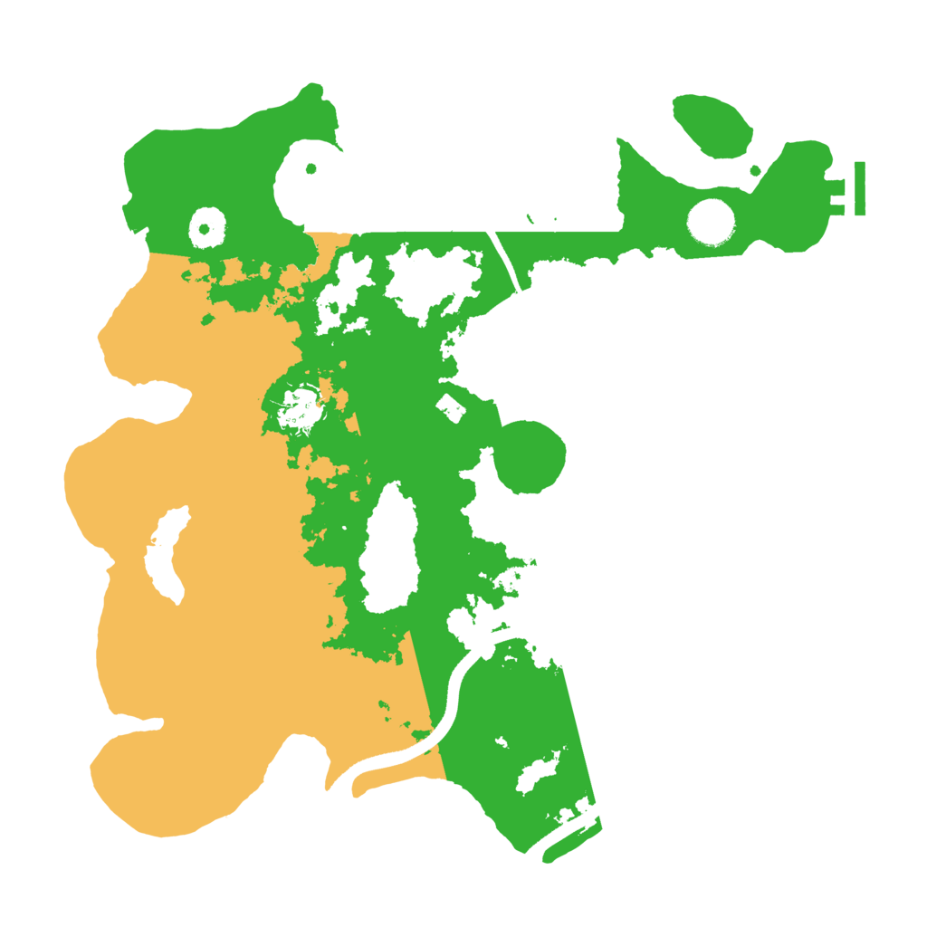 Biome Rust Map: Procedural Map, Size: 3500, Seed: 456324212