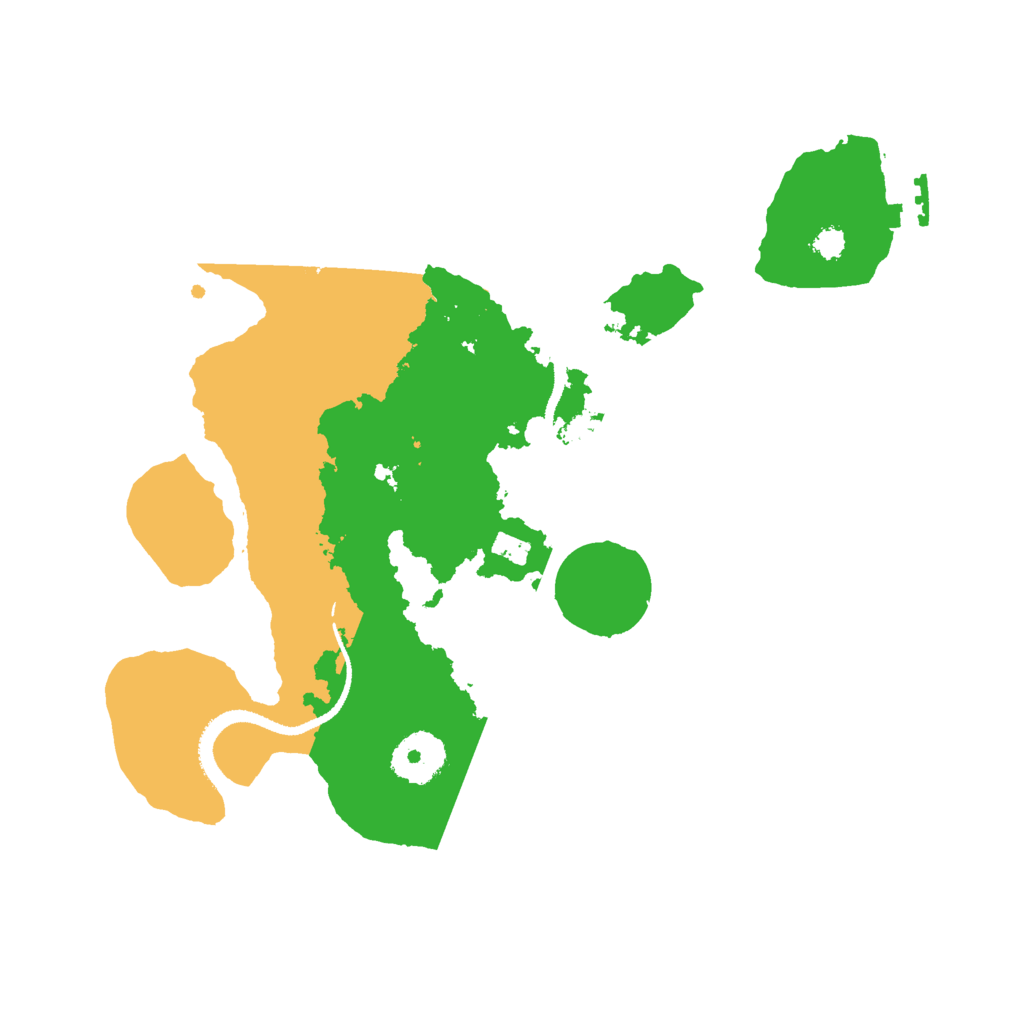 Biome Rust Map: Procedural Map, Size: 3000, Seed: 443311385