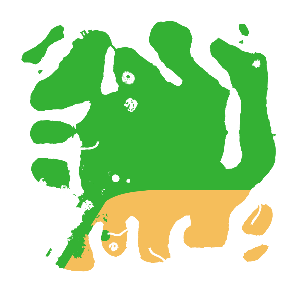 Biome Rust Map: Procedural Map, Size: 3500, Seed: 4256