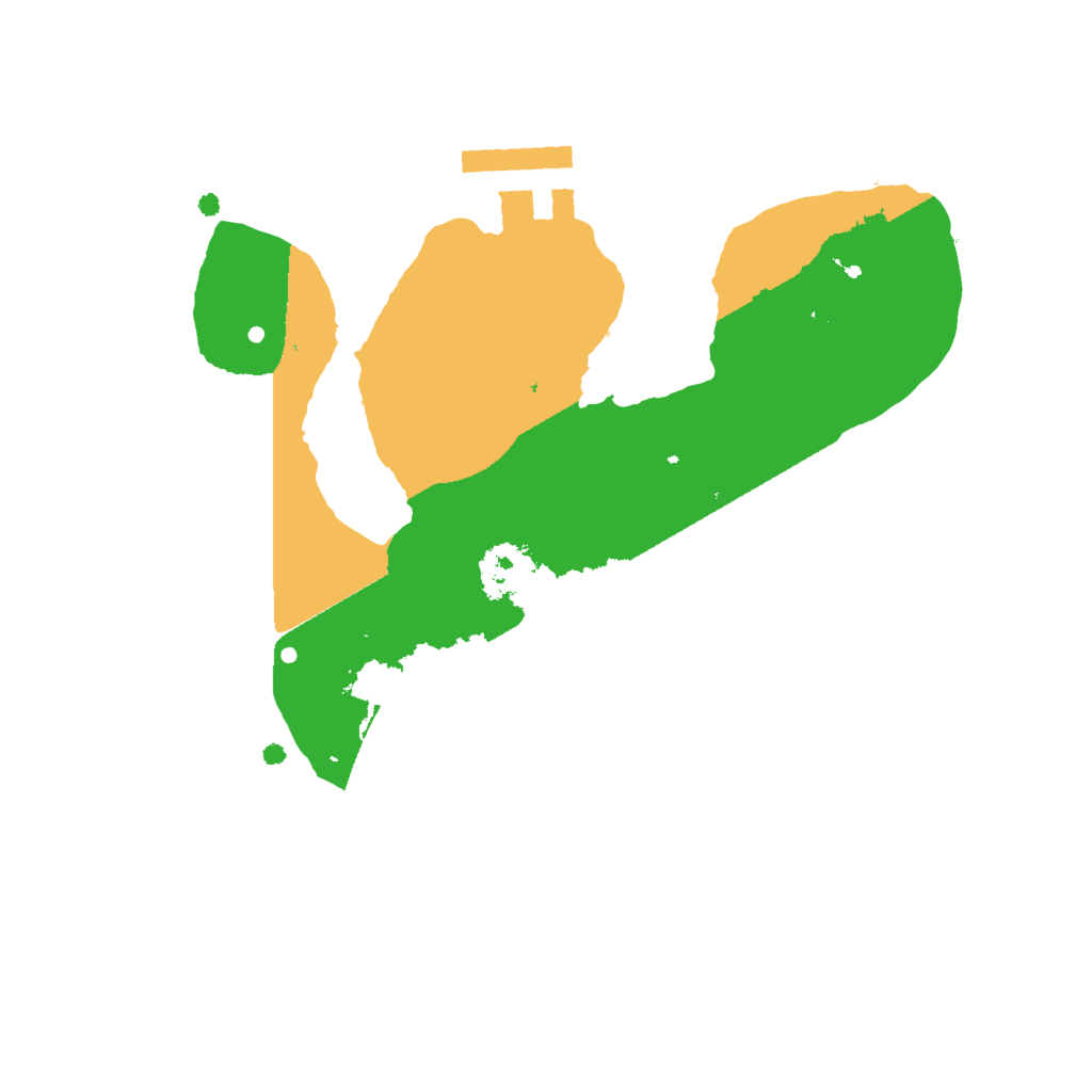 Biome Rust Map: Procedural Map, Size: 2000, Seed: 319731692